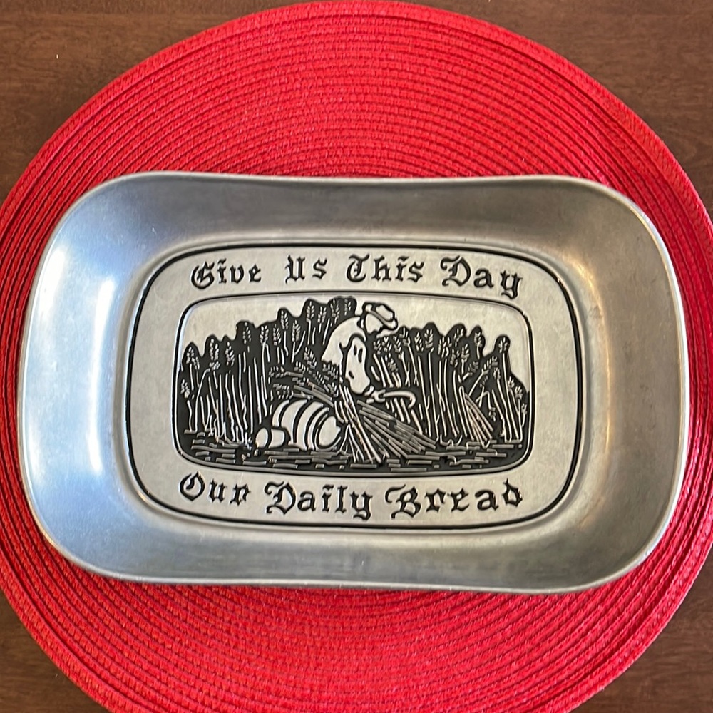 Pewter bread plate Wilton Armetale